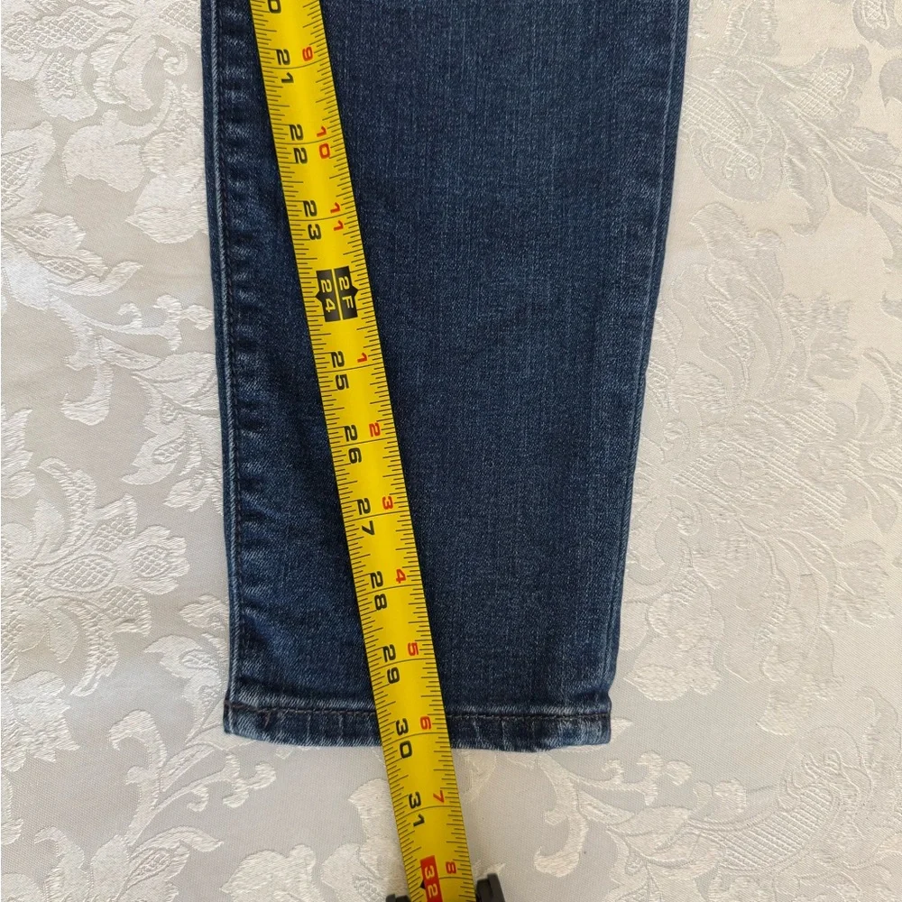 Kut From The Kloth Size 10 Mia Toothpick‎ Skinny Blue Jeans Stretch Distressed